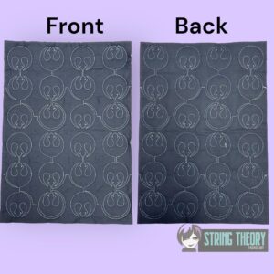 Star Battles – Edge to Edge Large Rebel Quilt Stitch re Digital Download for Machine Embroidery Pattern, Design (5×7, 6×10, 7×11, 8×12 Hoop)