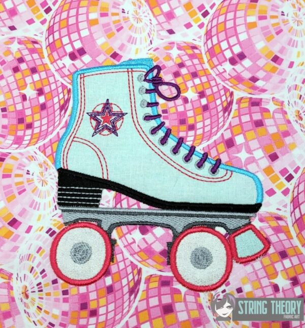 Roller Skate Appliqué - Image 2