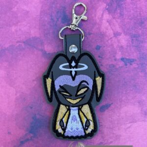 Hazbin Hotel Chibi Adam ITH fob machine embroidery design