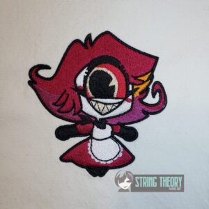 Hazbin Hotel chibi Niffty machine embroidery design