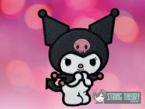 Hello Kitty Black Beauty machine embroidery design