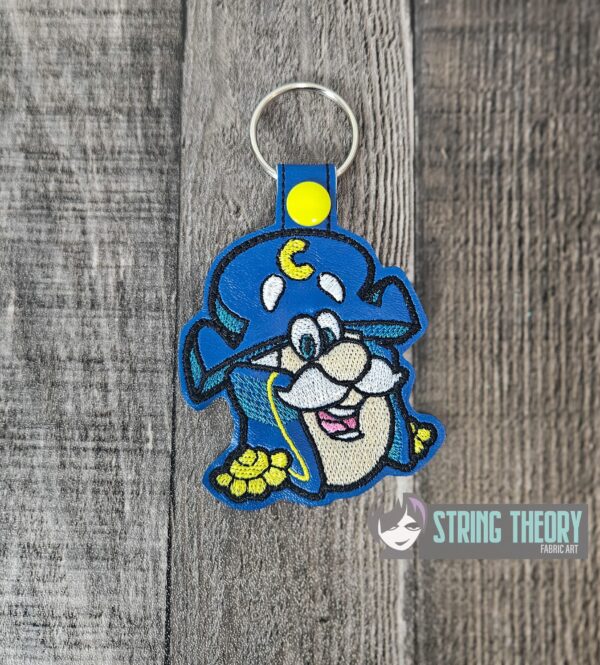 Saturday Morning Cereal - Captain Crunch patch, fob Digital Download for Machine Embroidery Pattern, Design (4×4 Hoop) - Image 2