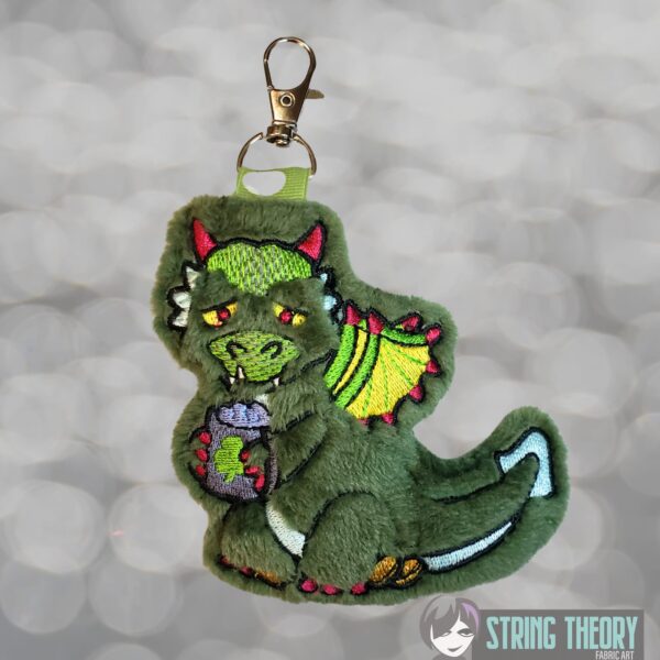 Crunchy the Dragon Stuffie ITH in the hoop Digital Download for Machine Embroidery Pattern, Design (4×4, 5×7, 6×10, 7×11, 8×12 Hoop) - Image 8