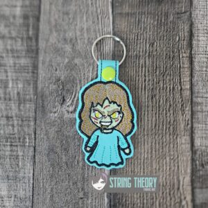 Chibi Regan ITH fob machine embroidery design