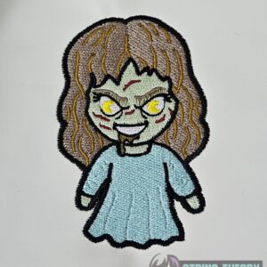 Chibi Regan machine embroidery design