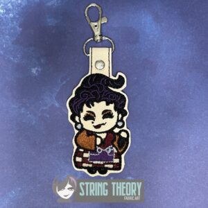 Chibi Mary Sanderson ITH fob machine embroidery design