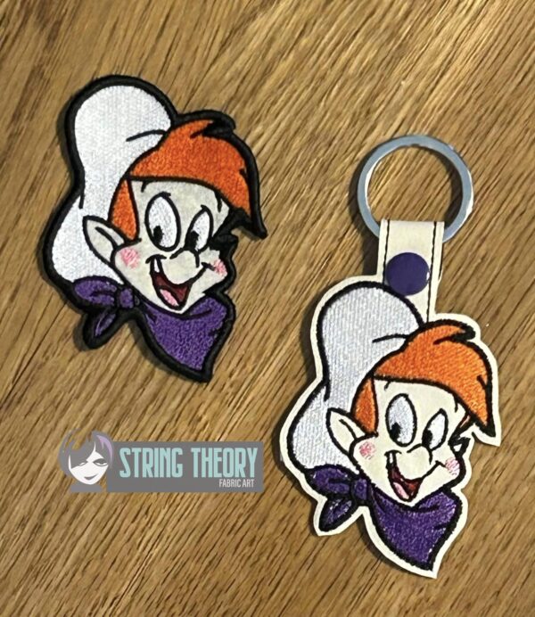 Saturday Morning Cereal - Snap patch, fob Digital Download for Machine Embroidery Pattern, Design (4×4 Hoop)
