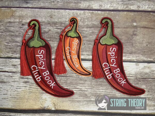 Spicy Book Club Pepper Shaped Bookmarks