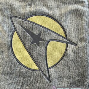 Star Trek Command symbol machine embroidery design