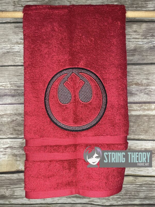 Star Battles - Knock Down / Embossed Rebel Symbol Digital Download for Machine Embroidery Pattern, Design (4×4, 5x7, 6x10, 7x11, 8x12 Hoop) - Image 3