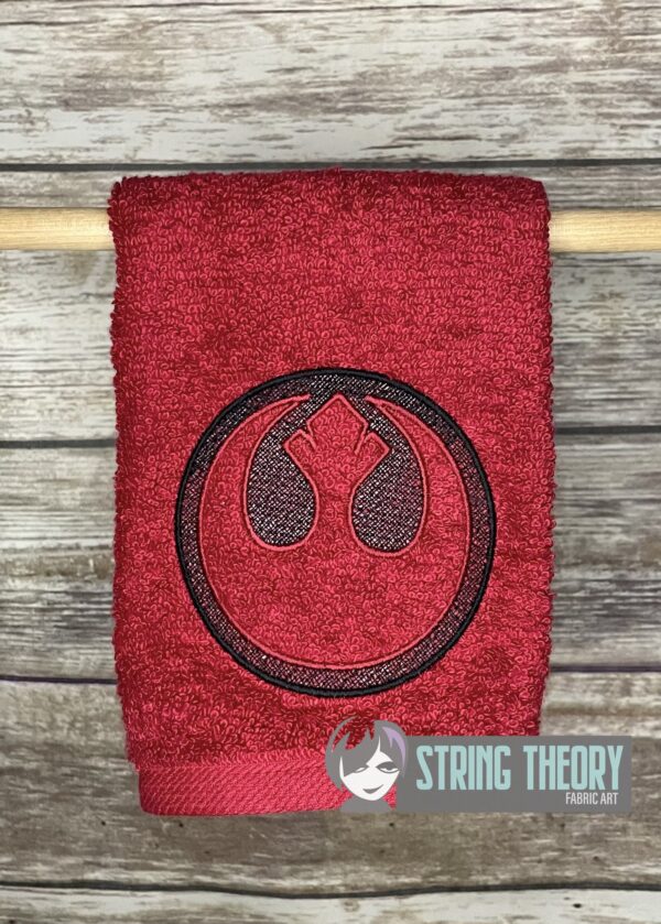 Star Battles - Knock Down / Embossed Rebel Symbol Digital Download for Machine Embroidery Pattern, Design (4×4, 5x7, 6x10, 7x11, 8x12 Hoop) - Image 2