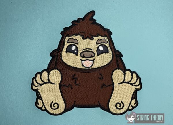 Chibi Big Foot Digital Download for Machine Embroidery Pattern, Design (4×4, 5x7 Hoop)