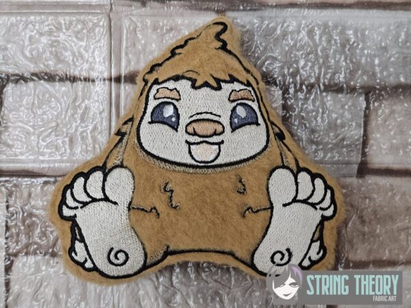 Chibi Big Foot Stuffie ITH in the hoop Digital Download for Machine Embroidery Pattern, Design (4×4, 5×7, 6×10, 7×11, 8×12 Hoop) - Image 5