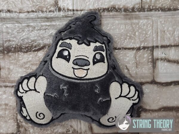 Chibi Big Foot Stuffie ITH in the hoop Digital Download for Machine Embroidery Pattern, Design (4×4, 5×7, 6×10, 7×11, 8×12 Hoop) - Image 4