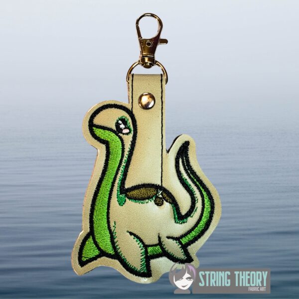 Chibi Nessie Snap Tab Key Fob - Image 2