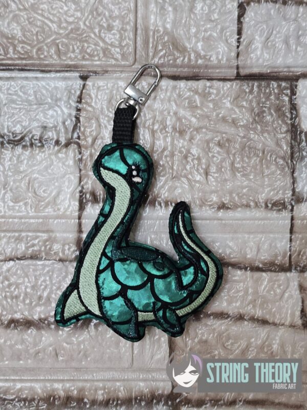 Chibi Nessie Stuffie  ITH in the hoop Digital Download for Machine Embroidery Pattern, Design (4×4, 5×7, 6×10, 7×11, 8×12 Hoop) - Image 6