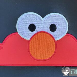Sesame Street elmo peeker machine embroidery design