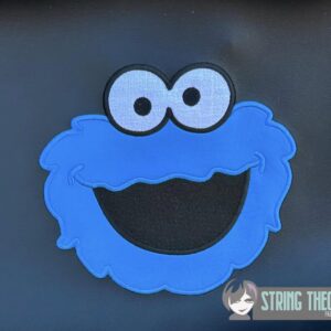 Sesame Street cookie monster machine embroidery design