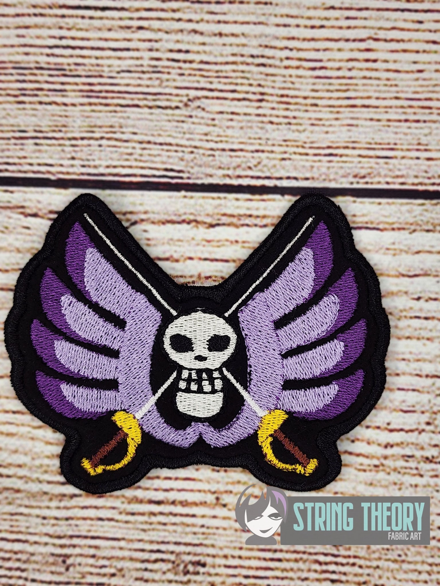 One Piece Baroque Works ITH patch machine embroidery design