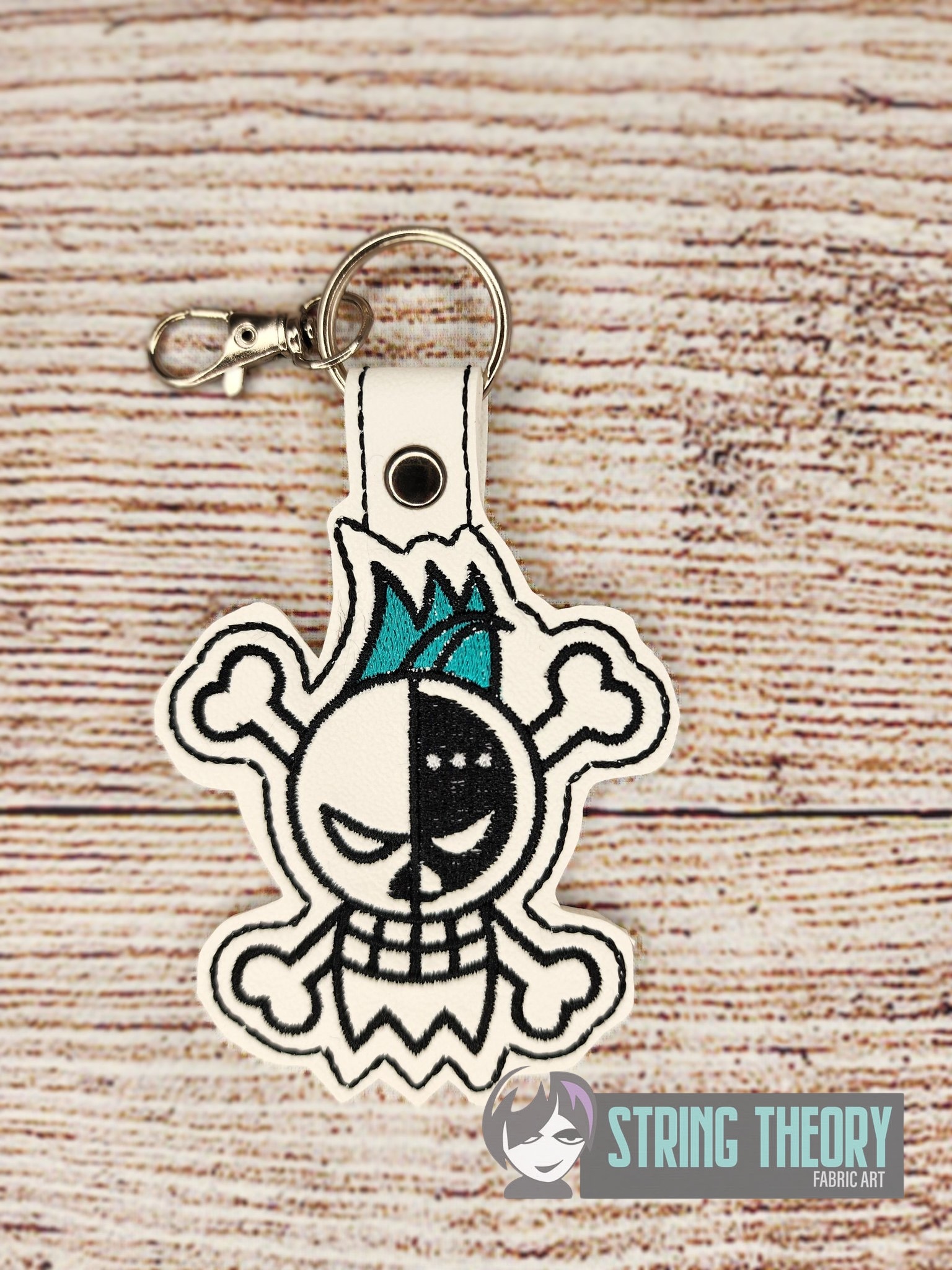 One Piece Franky ITH fob machine embroidery design