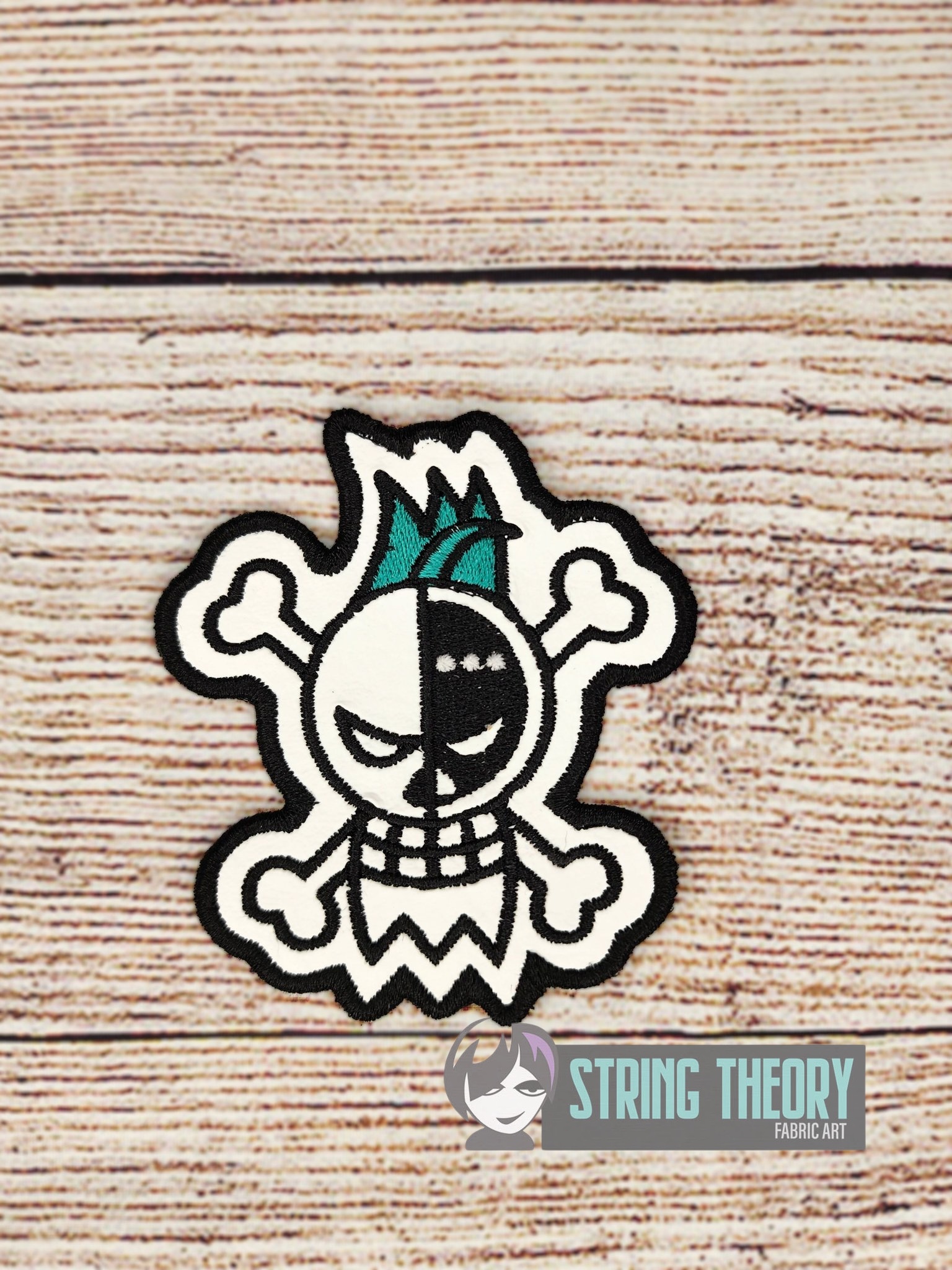 One Piece Franky ITH patch machine embroidery design