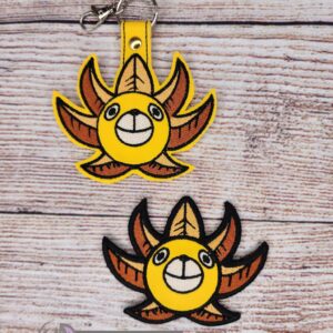 One Piece Thousand Sunny ITH patch fob machine embroidery design