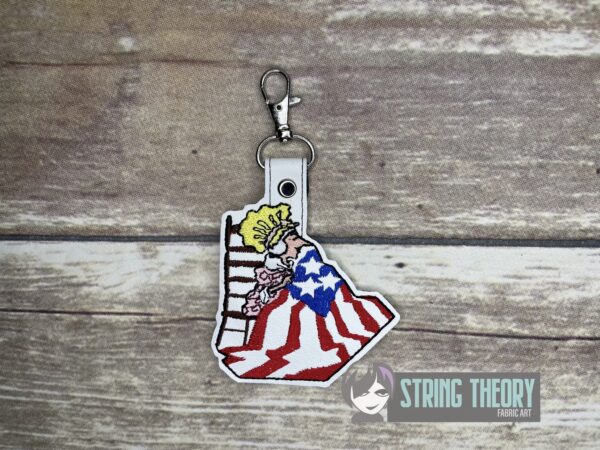 SHR Betsy Ross Snap Tab Key Fob