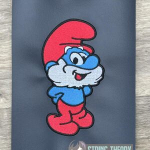 The smurfs Papa Smurf machine embroidery design