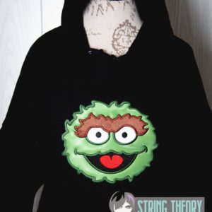 Sesame Street Oscar the Grouch machine embroidery design