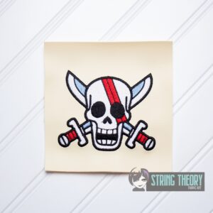 One Piece Shanks Flag machine embroidery design
