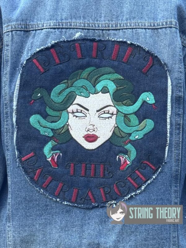 Petrify the Patriarchy Digital Download for Machine Embroidery Pattern, Design (5×7, 6×10, 7×11, 8×12 Hoop)