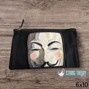 V for Vendetta Peeker machine embroidery design