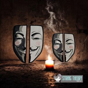 V for Vendetta Split machine embroidery design