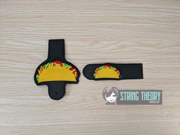 Taco Tuesday Tabs ITH in the hoop wallet tab Digital Download for Machine Embroidery Pattern, Design (4×4, 5x7 Hoop) - Image 4
