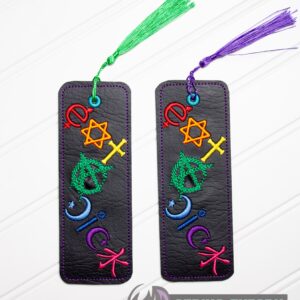 Eat a Dick Bookmark ITH in the hoop Digital Download for Machine Embroidery Pattern, Design ( 2ITH 5x7 Hoop)