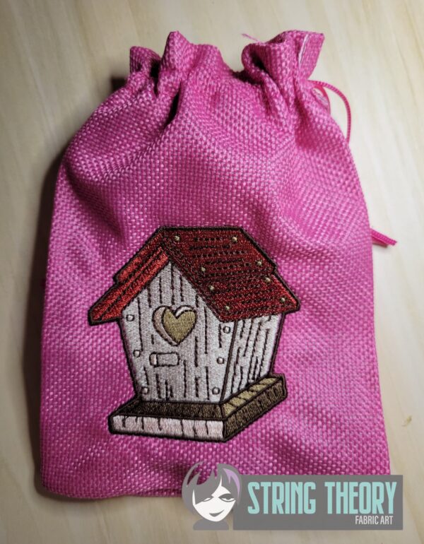 Cottagecore Birdhouse Digital Download for Machine Embroidery Pattern, Design (4x4 Hoop)
