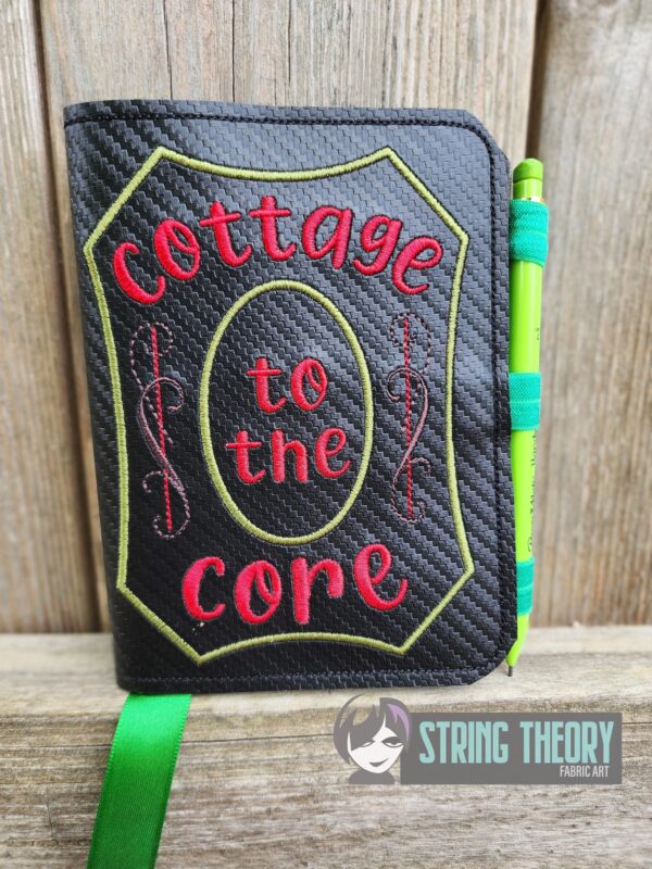 Cottagecore – Cottage to the Core Notebook Cover  ITH in the hoop Digital Download for Machine Embroidery Pattern, Design (5×7, 6×10 Hoop) - Image 5