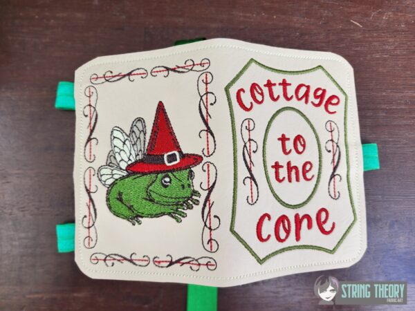 Cottagecore – Cottage to the Core Notebook Cover  ITH in the hoop Digital Download for Machine Embroidery Pattern, Design (5×7, 6×10 Hoop) - Image 3