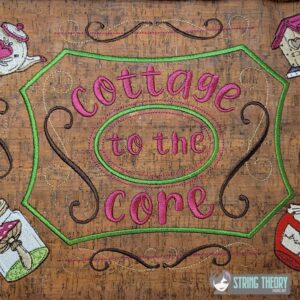 Cottagecore – Cottage to the Core Digital Download for Machine Embroidery Pattern, Design (5x7, 6x10, 7x11, 8x12 Hoop)