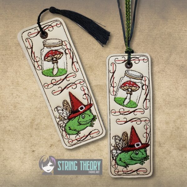 Cottagecore - Mystic Time Bookmark ITH in the hoop Digital Download for Machine Embroidery Pattern, Design ( 2ITH 5x7 Hoop) - Image 5