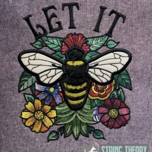 Let It Be Triple Appliqué Digital Download for Machine Embroidery Pattern, Design (5x7, 6x10, 7x11, 8x12 Hoop)