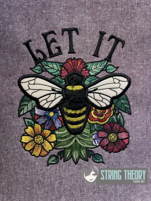 Let It Be Triple Appliqué Digital Download for Machine Embroidery Pattern, Design (5x7, 6x10, 7x11, 8x12 Hoop)