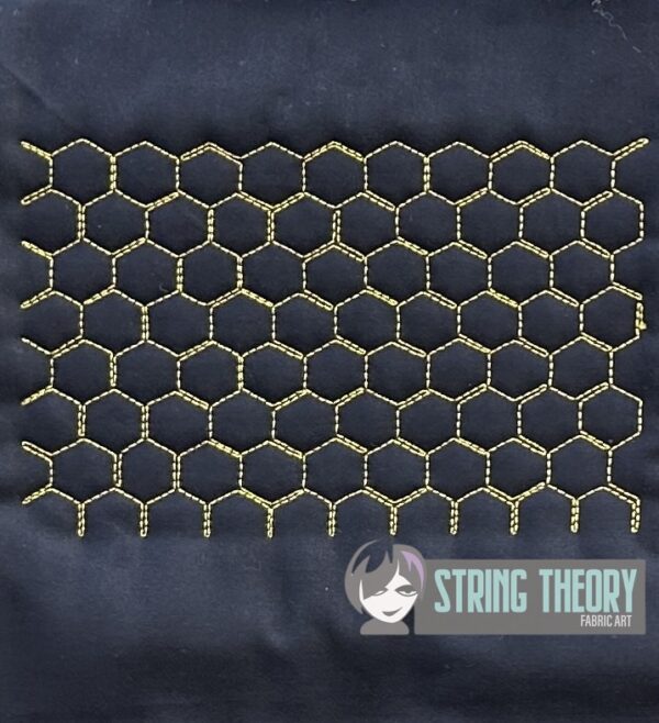 Edge to Edge Honeycomb Quilt Stitch Edge to Edge Small Command Quilt Stitch Digital Download for Machine Embroidery Pattern, Design (5x7, 6×10, 7×11, 8×12 Hoop) - Image 5