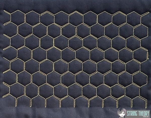 Edge to Edge Honeycomb Quilt Stitch Edge to Edge Small Command Quilt Stitch Digital Download for Machine Embroidery Pattern, Design (5x7, 6×10, 7×11, 8×12 Hoop) - Image 3