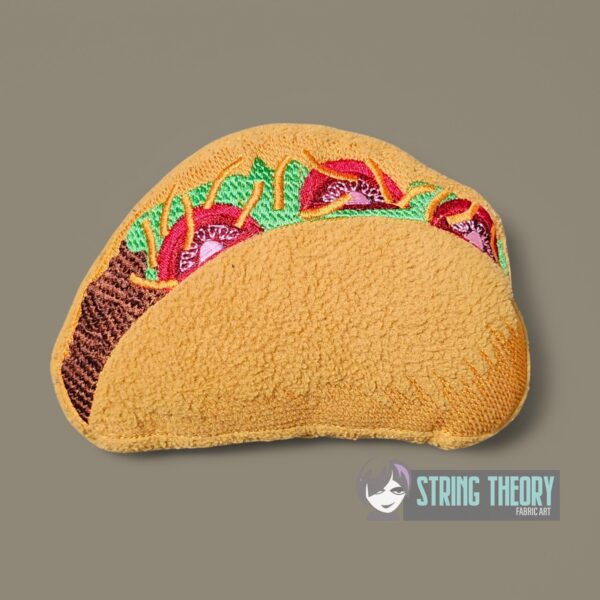 Taco Stuffie ITH in the hoop Digital Download for Machine Embroidery Pattern, Design (4×4, 5×7, 6×10, 7×11, 8×12 Hoop) - Image 4