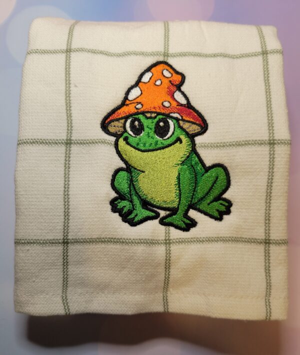 Chibi Mushtoad Digital Download for Machine Embroidery Pattern, Design (4×4 Hoop)