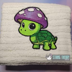 Chibi Mushturtle Digital Download for Machine Embroidery Pattern, Design (4×4 Hoop)