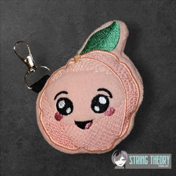 Peach Stuffie Includes Regular & Kawaii Face patterns ITH in the hoop Digital Download for Machine Embroidery Pattern, Design (4×4, 5×7, 6×10, 7×11, 8×12 Hoop) - Image 6