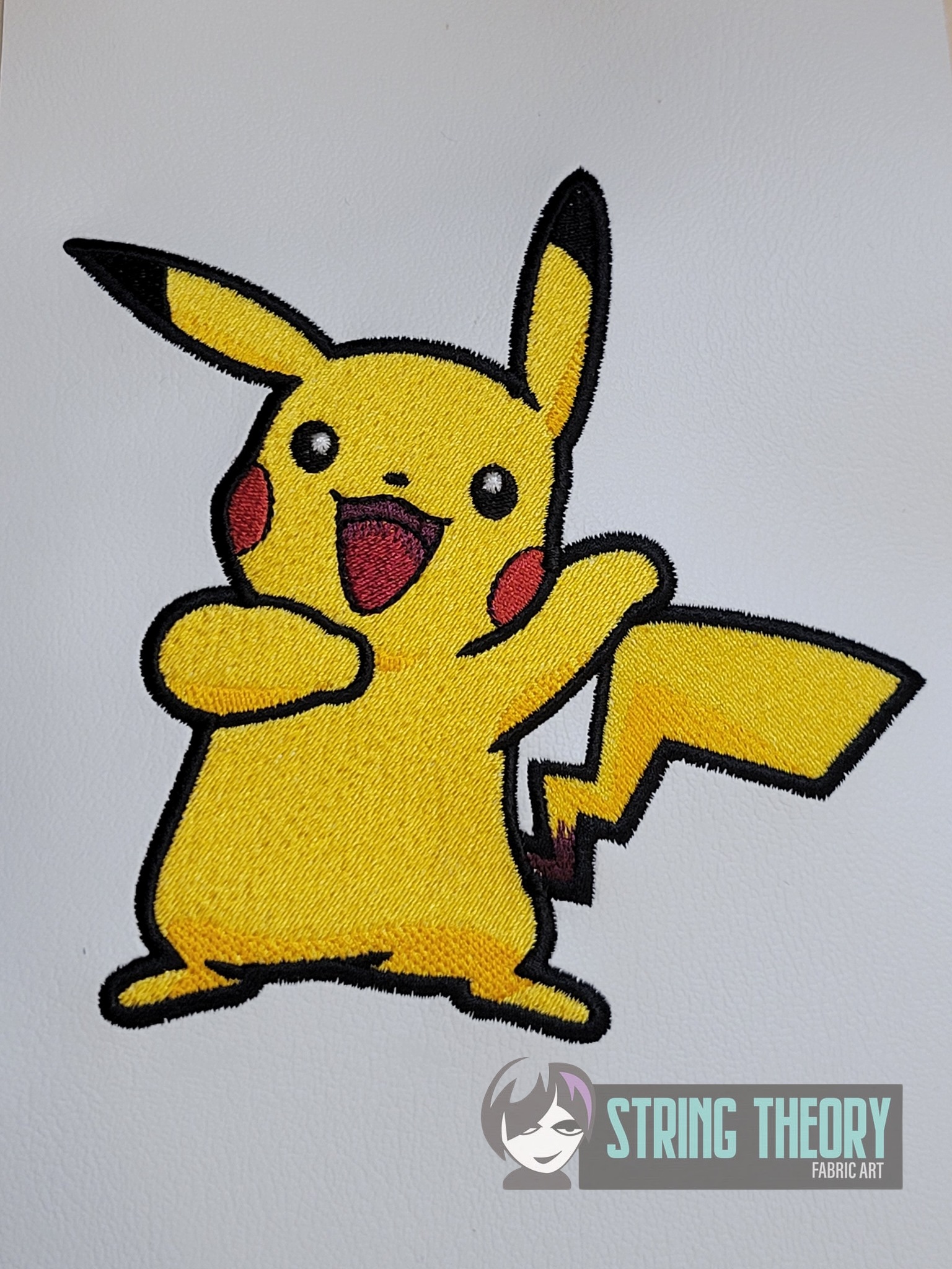 Pokemon Pikachu machine embroidery design