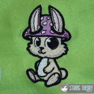 Chibi Mushbunny Digital Download for Machine Embroidery Pattern, Design (4×4 Hoop)